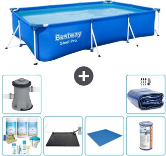Bestway Piscina Bestway Steel Pro Rectangular - 300x201x66 Cm - 7-piezas S22252