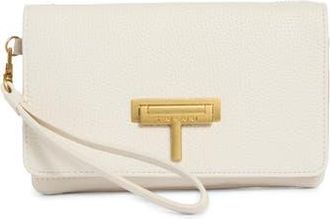 T Tahari Sicily Wristlet Bifold Wallet in Eggshell at Nordstrom Rack