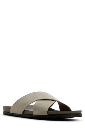 Ted Baker Saltburn Slide Sandal in Light Grey at Nordstrom, Size 11