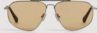 Sandro Metal aviator sunglasses