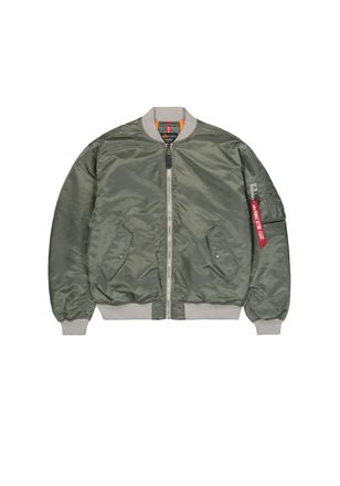 Alpha Industries Bomberjacke ALPHA INDUSTRIES MA-1 CS, Herren, Gr. XXL, gr&uuml;n (vintage gr&uuml;n), Obermaterial: 100% Nylon; Futter: 100% Nylon; F&uuml;llung: 100% Polyester, Jac