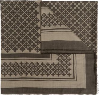 By Malene Birger Accessoires, Dames, Groen, ONE Size, Wol, Julee Wool Scarf