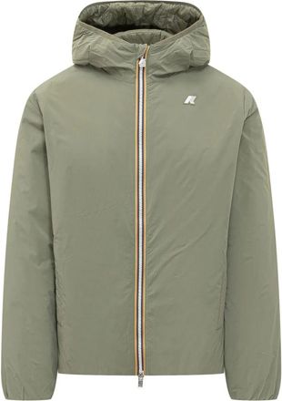 K-Way Jack Plain Warm Jacket - Heren - Zomerjassen - Groen - XL - Polyester - Jassen