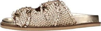 Emanuelle Vee Sandalen - Dames - Sandalen - Geel - 37 EU - Leer - Schoenen