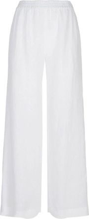 Fabiana Filippi Elegante Wijde Broek - Dames - Wijde Broeken - Wit - M - Katoen - Broeken