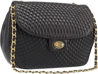 Bally Pre-owned Shoulder Bag - Dames - Vintage Schoudertas - Zwart - ONE Size - Leer - Vintage