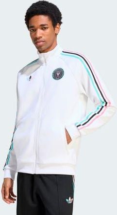 adidas Originals Mens adidas Originals White Inter Miami CF Icon Full-Zip Track Jacket at Nordstrom, Size Xx-Large