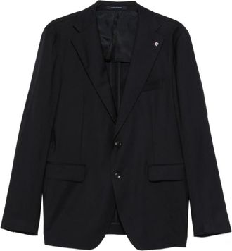 Tagliatore Jassen Blue - Heren - Blazers - Blauw - M - Leer - Jassen