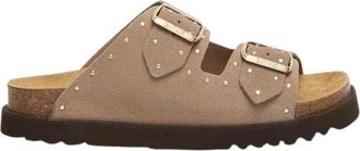 Scholl Beatriz Slipper - Dames - Sandalen - Beige - 35 EU - Su&egrave;de - Schoenen