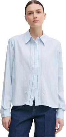 Mos Mosh MOS Mosh, Dames, Blouses & Shirts, Blauw, Maat: XL Katoen