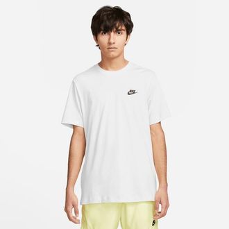 Nike Mens NSW Club Short Sleeve T-Shirt - Black/White Size 3XL