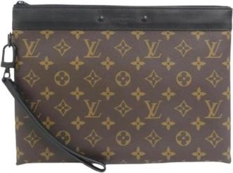 Louis Vuitton Pre-owned Pochette - Heren - Vintage Clutch - Bruin - ONE Size - Vintage