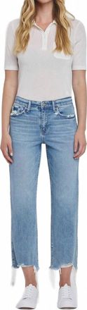 Flying Monkey High Rise Regular Straight Jeans In Denim