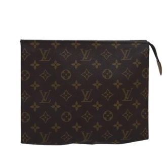 Louis Vuitton Pre-owned Canvas pouches - Dames - Pre-owned - Bruin - Maat: ONE Size Leer