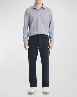 Vince Men & apos;s Dylan Peached Cotton 5-Pocket Pants