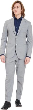 Santaniello Elegante Jurk voor Vrouwen - Heren - Business pakken - Grijs - XL - Kostuums