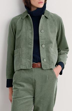 Seasalt Cornwall Ocean Mist Chore Jacket in Dusky Green at Nordstrom, Size 12 Us