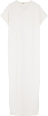 Khaite Verda Knitted Midi Dress - Ivory - L (UK14 / L)