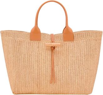 Longchamp Le Roseau Raphia Extra Large Tote