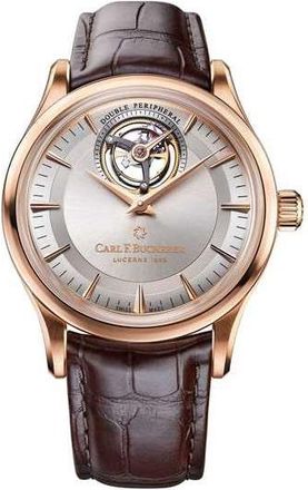 Bucherer Heritage Tourbillon Double Peripheral Automatic Silver Dial Watch 00.10802.03.13.01