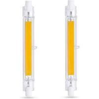 OEM Bombilla Led R7s De 118 Mm, 20 W, Luz Blanca Fr&iacute;a De 6000 K, 2000 Lm, No Regulable, Dise&ntilde;o Cob Delgado. Bombilla Led R7s De 118 Mm Para L&aacute;mparas De Pa