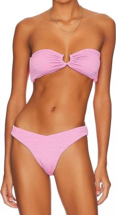 WeWoreWhat U-Ring Bandeau Top In Bubblegum Pink
