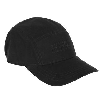 Maison Margiela Caps, male, Black, Size: M Embroidered Logo Hat