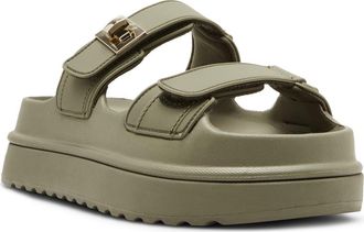 Steve Madden Bigschmona Platform Sandal in Olive at Nordstrom Rack, Size 10