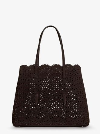 Alaia Borsa a spalla Mina 37 in pelle con motivo Vienne - ALAIA - gender_Woman