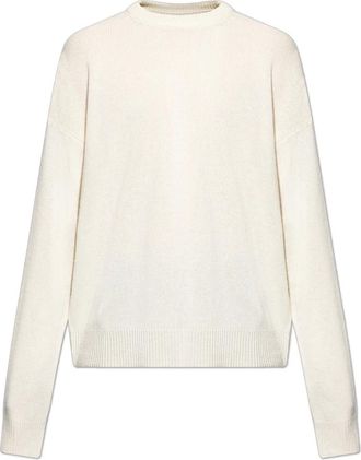 Jil Sander Kasjmier trui - Heren - Cashmere truien - Beige - M - Kasjmier - Truien & Vesten