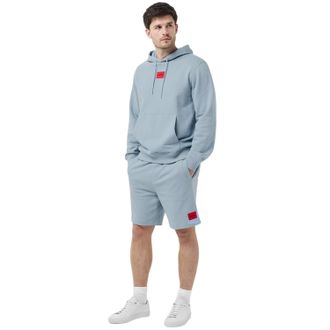 HUGO BOSS Hugo Heren Pullover Hoodie Katoenmix (Blauw)
