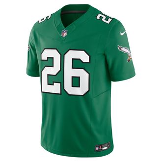 Nike Saquon Barkley Philadelphia Eagles Nike Mens Dri-FIT NFL Limited Jersey in Green | 31NM03T786F-6Y4