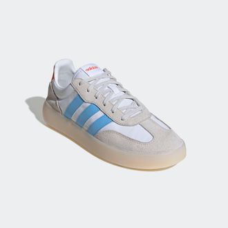 adidas Sneaker ADIDAS SPORTSWEAR BARREDA DECODE, Herren, Gr. 42, orange (cloud wei&szlig;, semi blau burst, semi impact orange), Leder, Textil, Schuhe Sneaker, ins