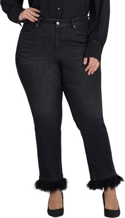 NYDJ Nydj Plus Marilyn French Nightfall Straight Leg Jean