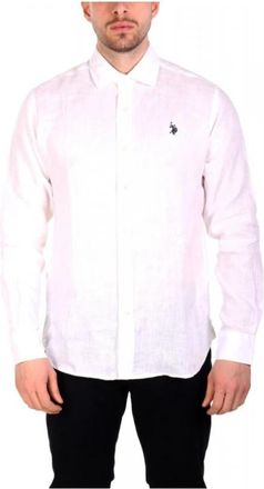 U.S.Polo Association Casual Shirt - Heren - Casual Overhemden - Wit - L - Overhemden