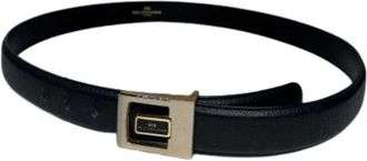 Balenciaga Pre-owned Vintage Leren Riem - Dames - Vintage Accessoires - Zwart - ONE Size - Leer - Vintage