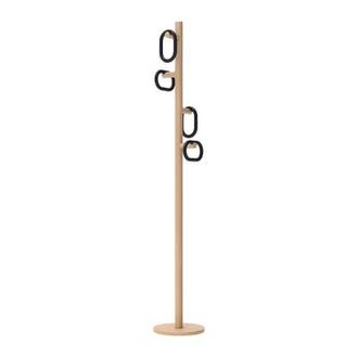 Hartô Coat stand Fernand - Black - Plywood - Designer Adrian Blanc