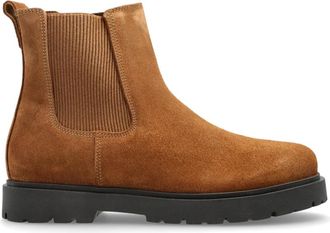 Birkenstock Schoenen, Dames, Bruin, 41 EU, Suède, Suède schoenen Highwood Slip ON MID