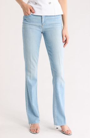 L'agence Ruth Raw Hem Straight Leg Jeans in Olympia at Nordstrom Rack, Size 23
