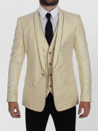 Dolce & Gabbana silk single-breasted dinner jacket