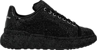 Philipp Plein Runner Crystal - Dames - Sneakers - Zwart - 36 EU - Leer - Schoenen