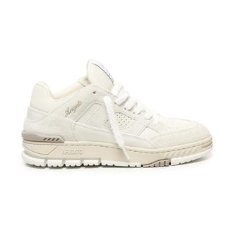 Axel Arigato Sneakers, male, Beige, 8 UK, Beige Leather Trainers with Logo Details