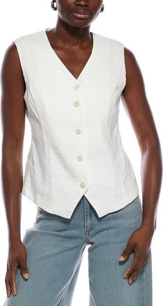 Marc Cain Linen-Blend Vest