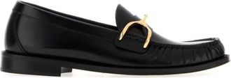 Alexander McQueen Wishbone Loafer - male - Alexander McQueen - Loafers - Black - 10 UK - Shoes