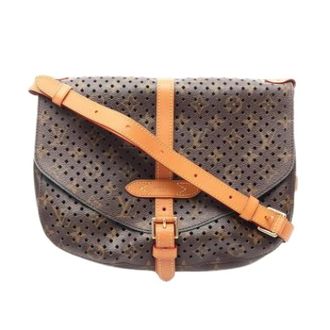 Louis Vuitton Pre-owned Canvas Shoulder Bag - Dames - Pre-owned - Bruin - Maat: ONE Size Leer