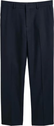 GANT buttoned trousers - men - Wool/Polyester/Polyamide/Other fibres/Polyester/Cotton - 46 - Blue