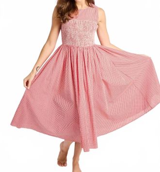 Mille Coco Midi Dress In Red Gingham