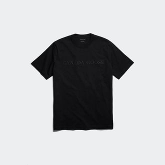 Canada Goose Ocra Embroidered T-Shirt (Men, Black, S)