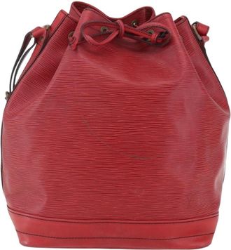 Louis Vuitton Petit Noe Nm Epi Leather Red Leather Handbag (Pre-Owned)