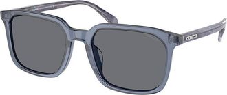 Coach Blue Square Mens Sunglasses HC8411U 582087 55